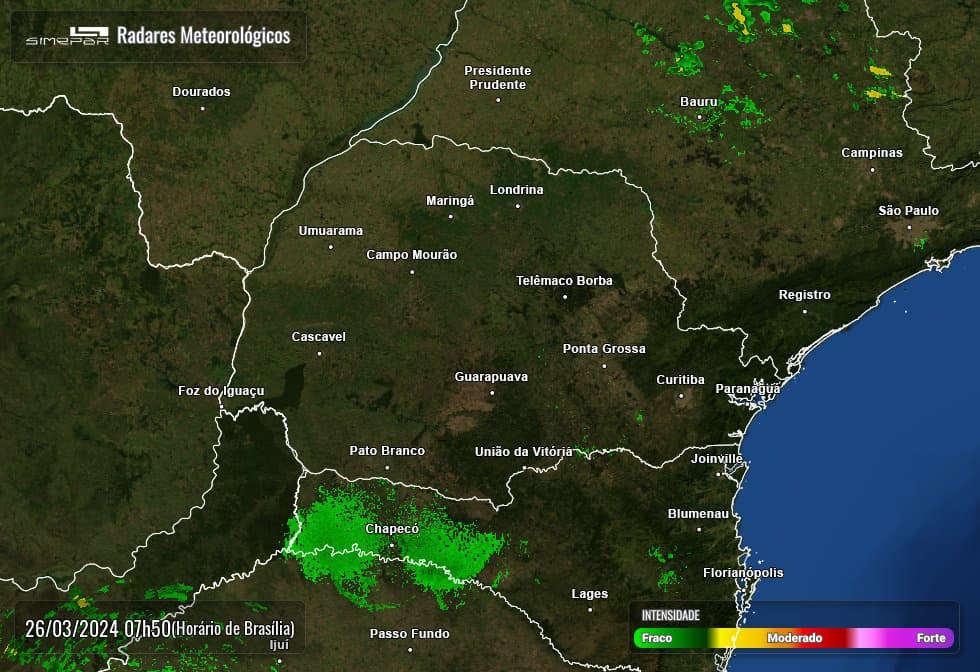 Terça-feira segue com temperatura agradável em PG e região