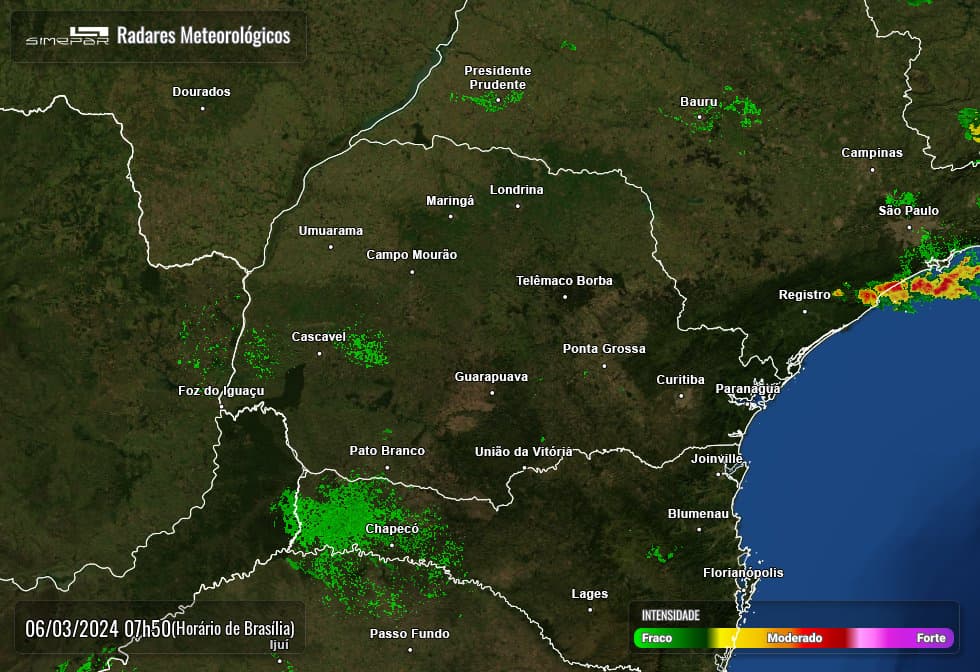 Pancadas de chuva podem ocorrer nesta quarta-feira em PG e região