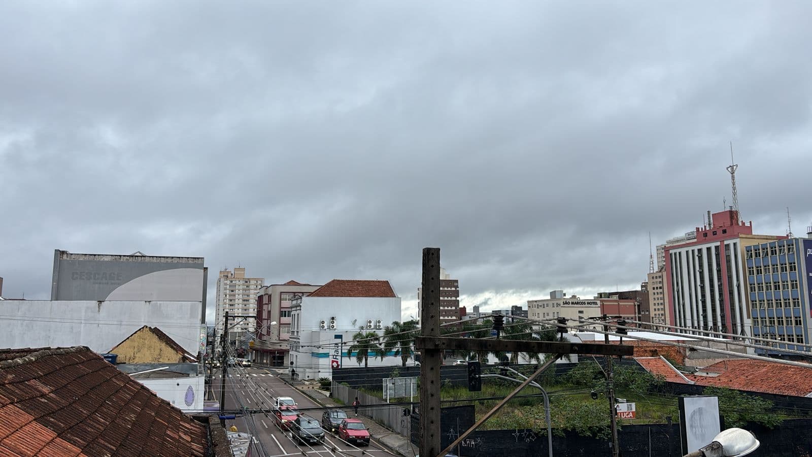 Quarta-feira começa com tempo nublado em PG e região