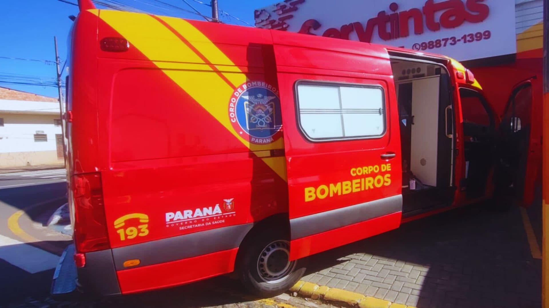 Bombeiros são acionados para atender vítima de agressão em Oficinas