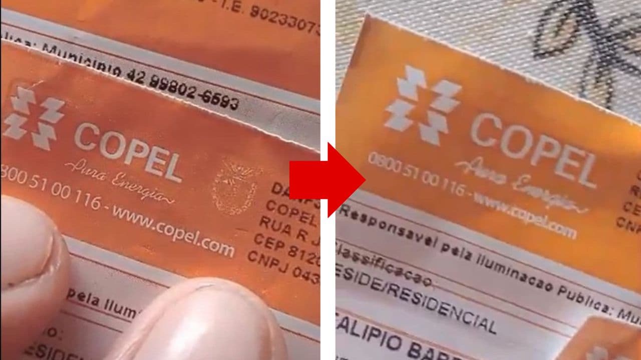 Não é golpe: Copel alerta que conta de luz tem mudança no visual
