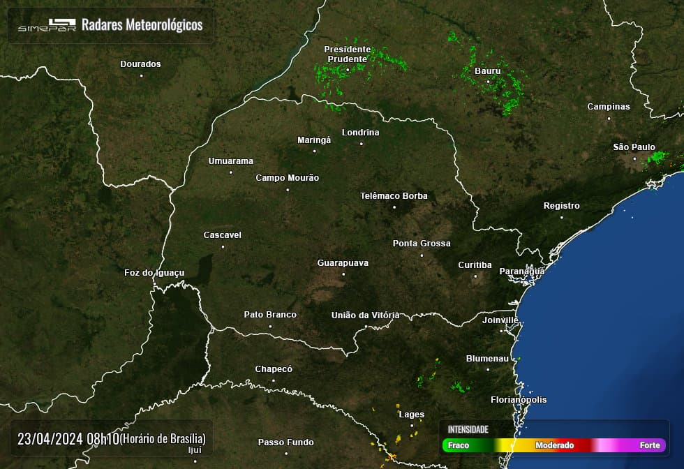 Terça-feira segue com temperaturas agradáveis em PG e região