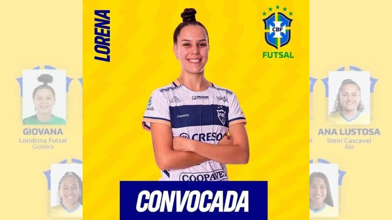 Jovem de Imbituva é convocada para Seleção Brasileira de futsal sub 20