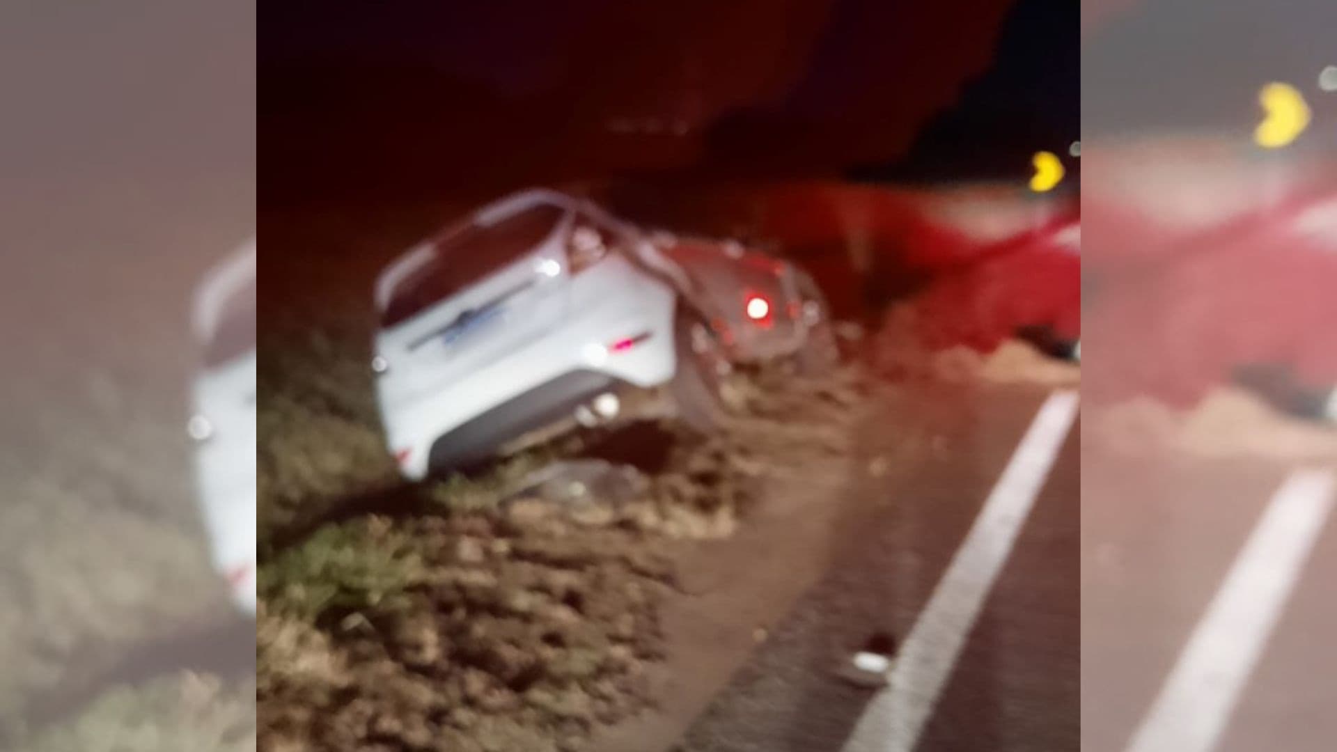 Capotamento na PR-151 deixa motorista ferido em Carambeí