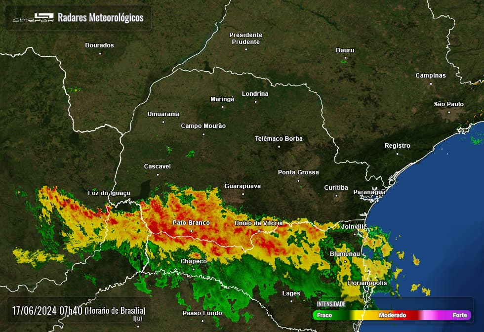 Semana começa com chuva em algumas regiões do PR; PG e região seguem com tempo estável