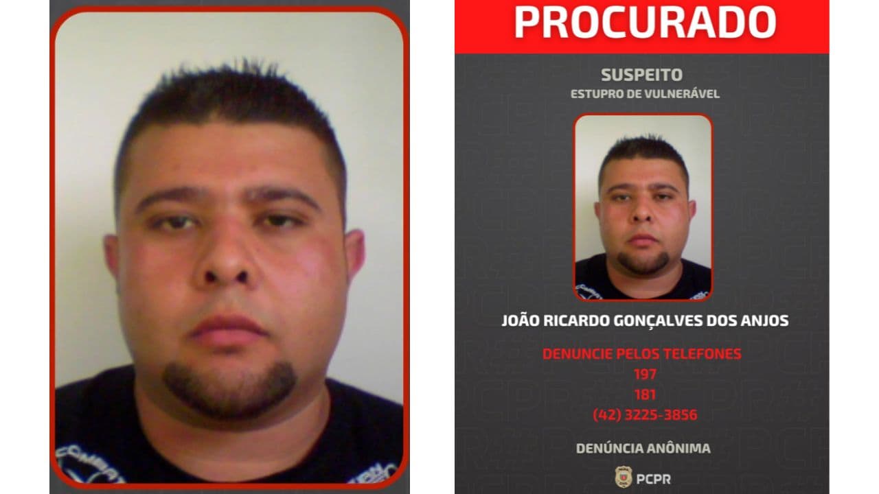 Suspeito de estuprar criança de 10 anos em PG é procurado pela polícia