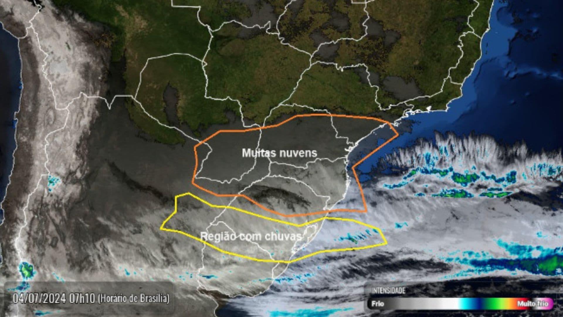 Quinta-feira inicia com muitas nuvens e temperaturas serão amenas em Ponta Grossa e região
