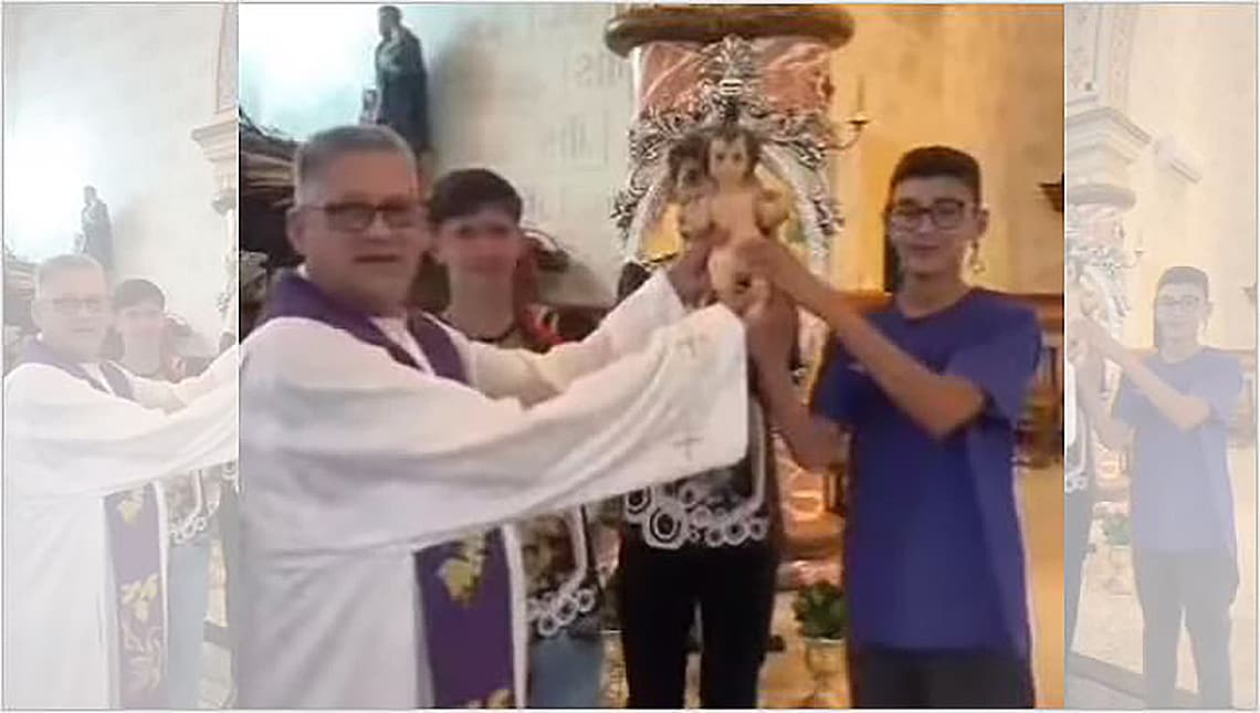 Padre viraliza com paródia de música famosa