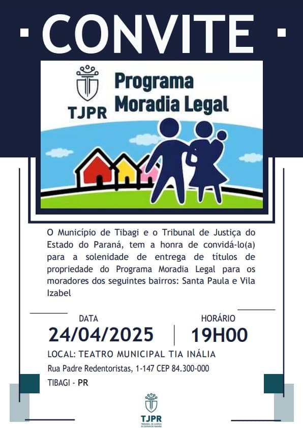Moradores das vilas Santa Paula II e Vila Isabel recebem títulos de propriedade em Tibagi