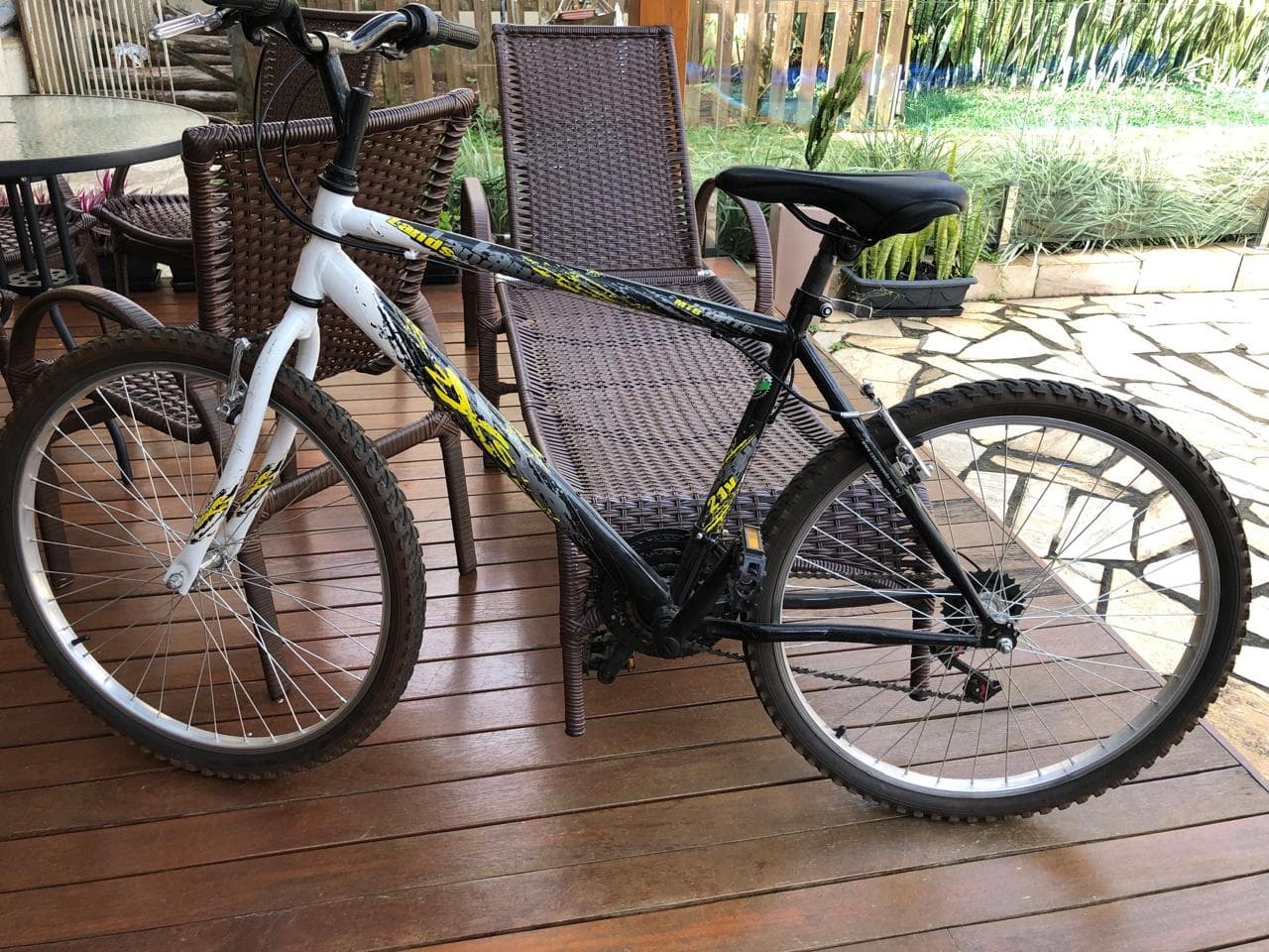 Mãe ganhou uma bicicleta para fazer rifa