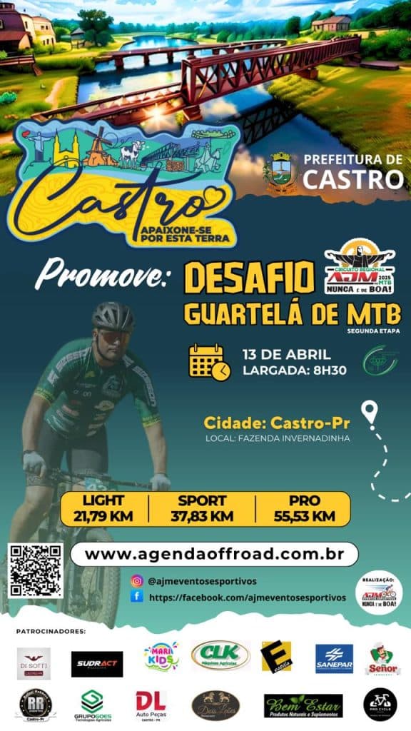 evento mountain bike Castro cartaz