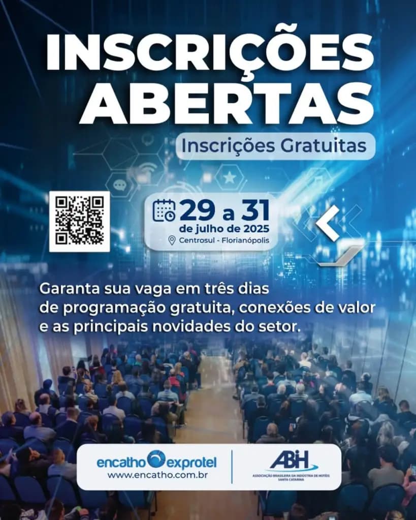 Encatho & Exprotel 2025: inscrições abertas para o maior evento de hotelaria do Sul do Brasil