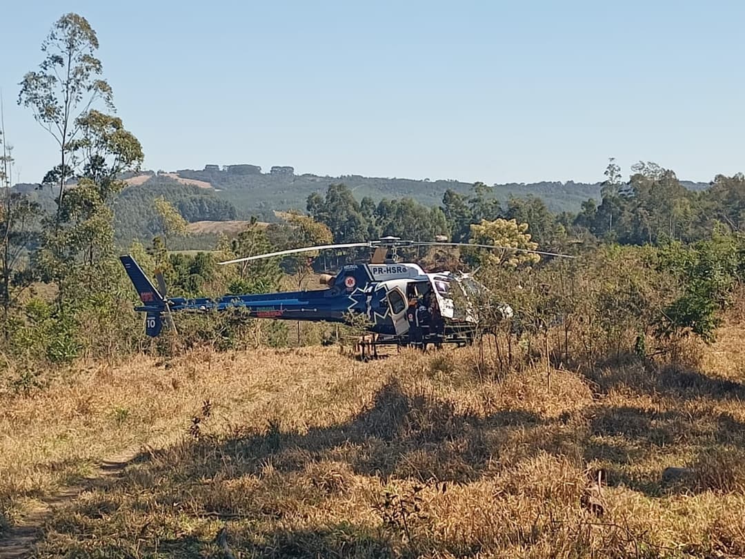  Homem fica gravemente ferido após acidente com seis veículos em Reserva