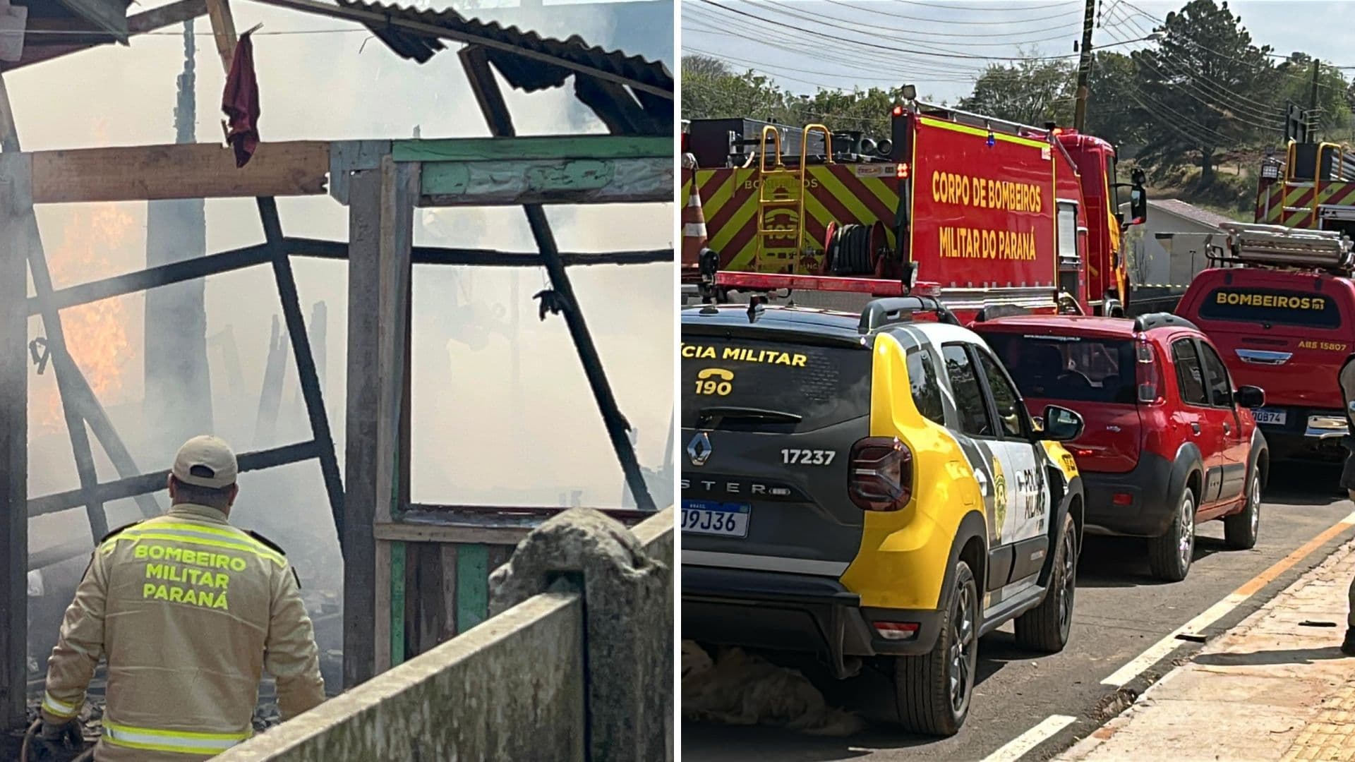 Incêndio mata jovem PG