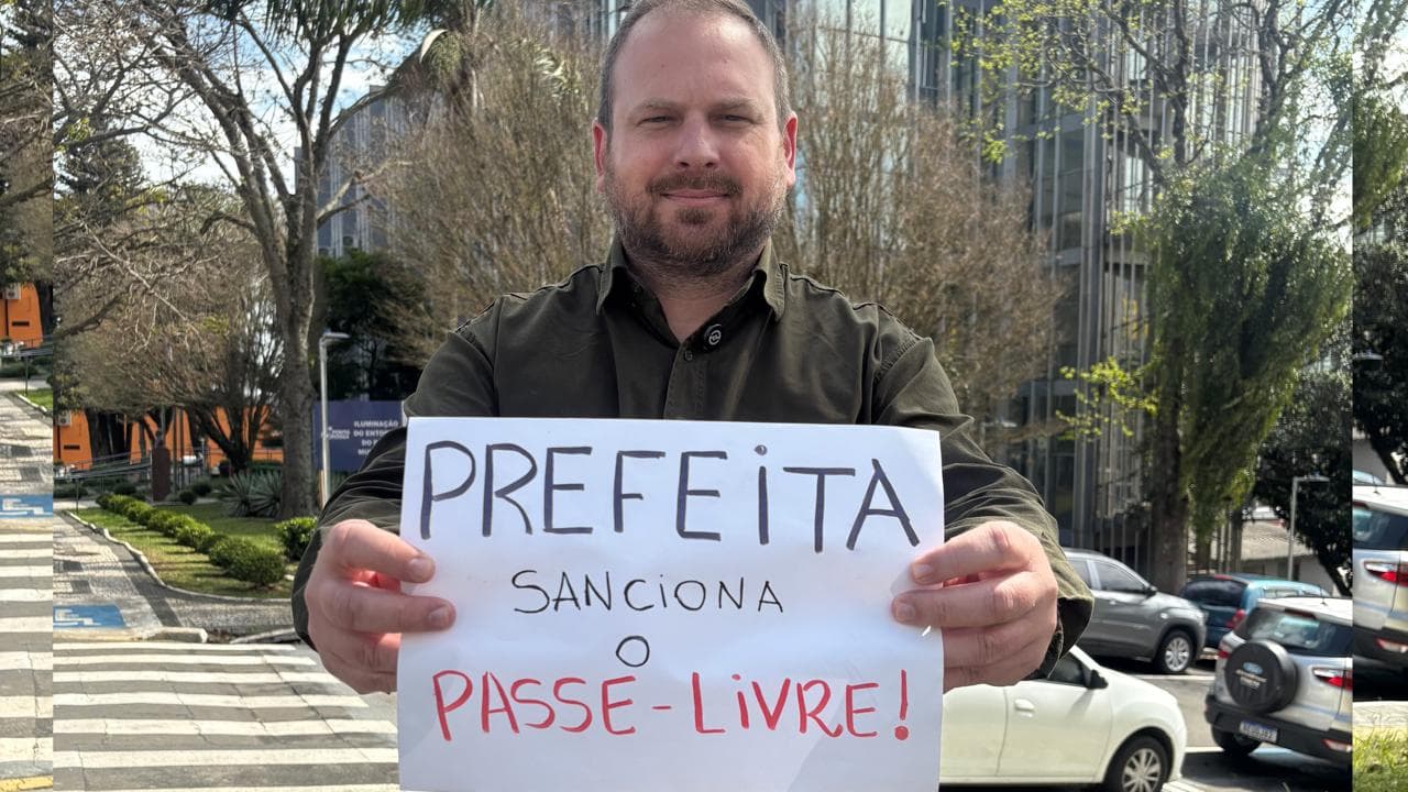 Estudantes e vereador defendem sanção do Passe Livre Estudantil em Ponta Grossa
