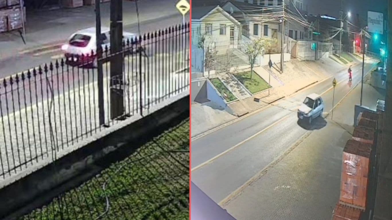 Câmeras flagram roubo em loja de roupas infantis na Avenida Siqueira Campos em Ponta Grossa
