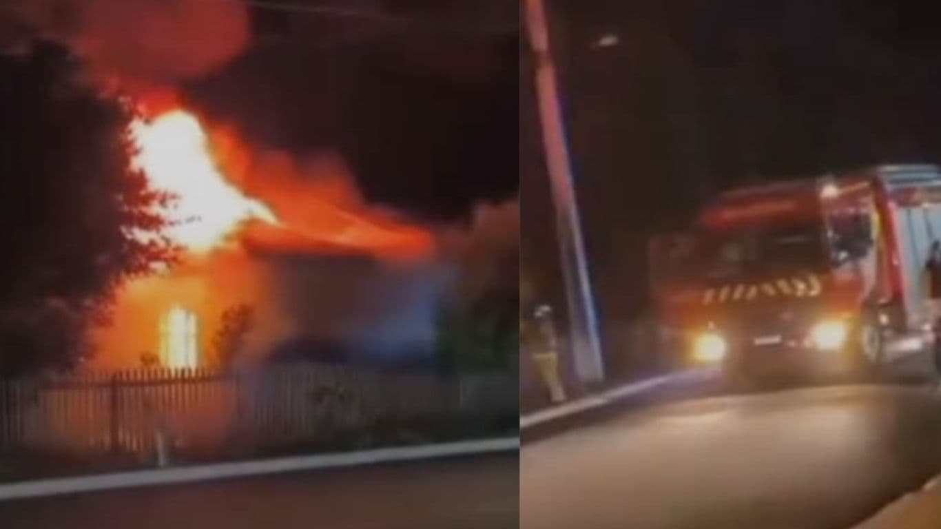 Homem ateia fogo em casa após briga e é capturado pela PM