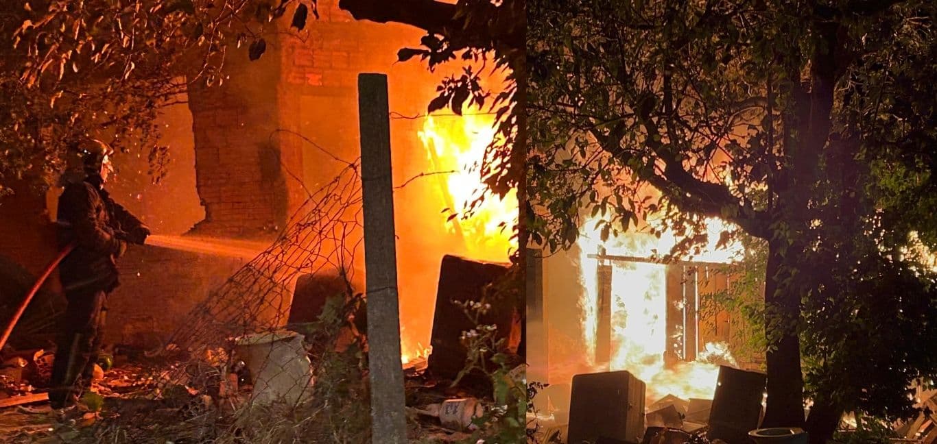 Incêndio em casa abandonada mobiliza Bombeiros em Ponta Grossa
