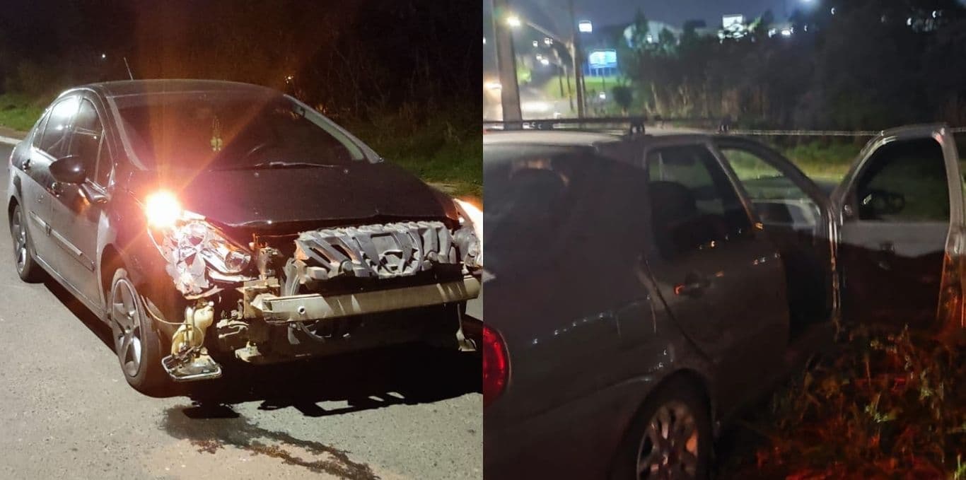 Acidente entre carros deixa feridos leves na Ronda, em Ponta Grossa