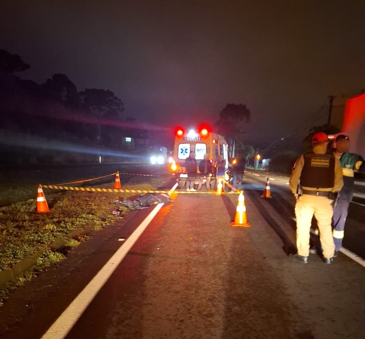 Atropelamento PR-151 em Castro