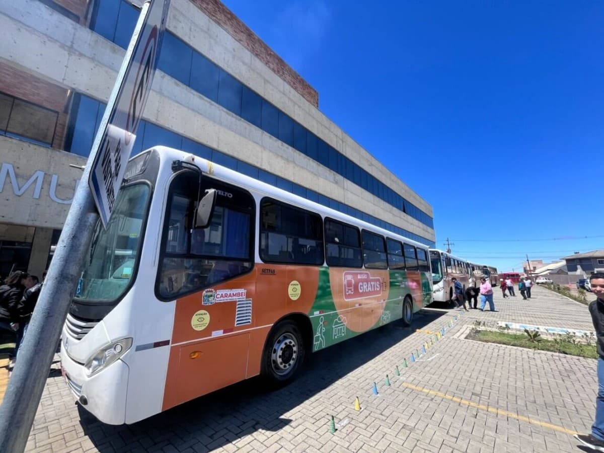 Busão Grátis em Carambeí terá Wi-Fi a partir de 2026