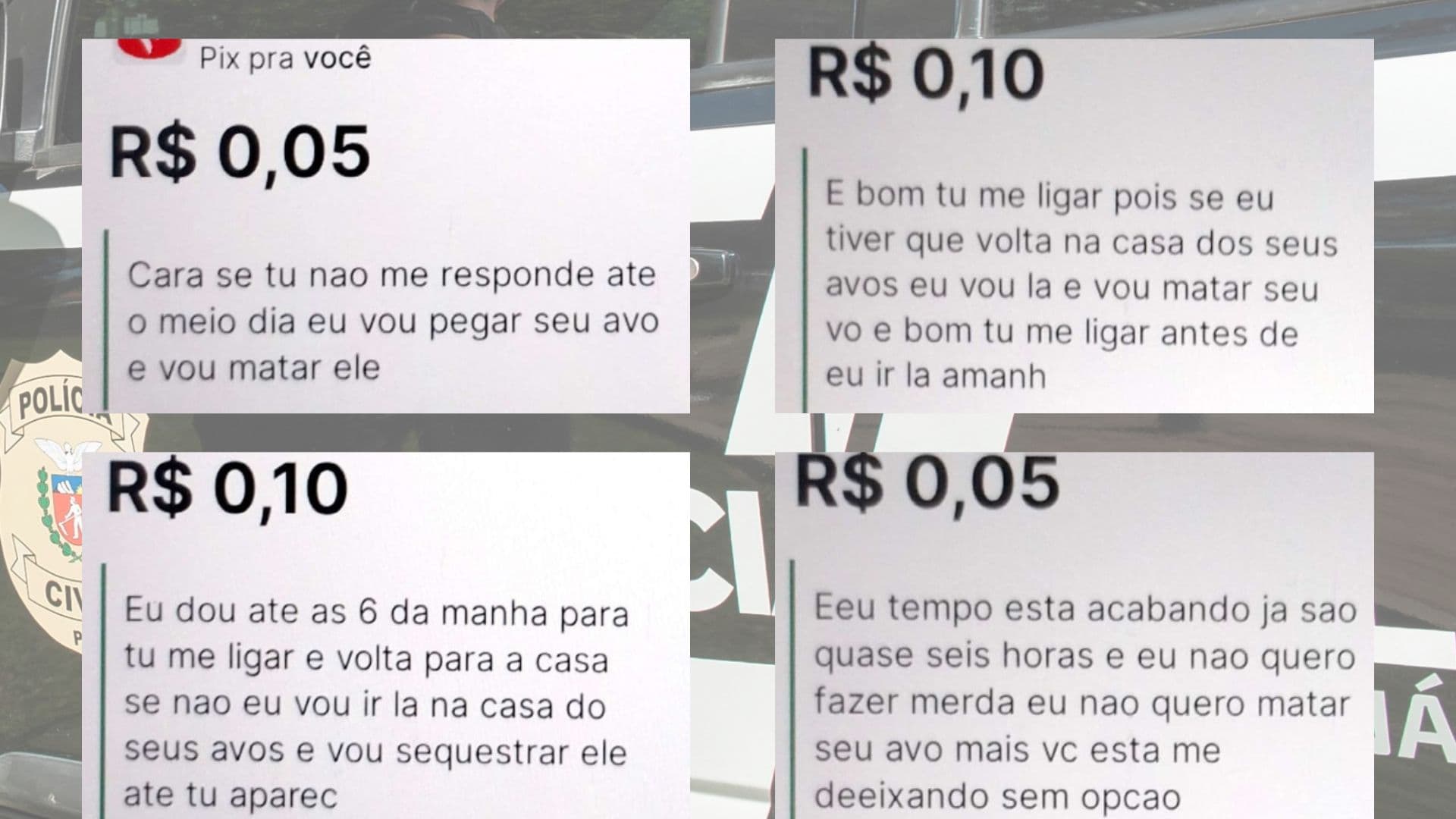 Rapaz é preso por perseguir e ameaçar de morte ex-companheiro em Ponta Grossa