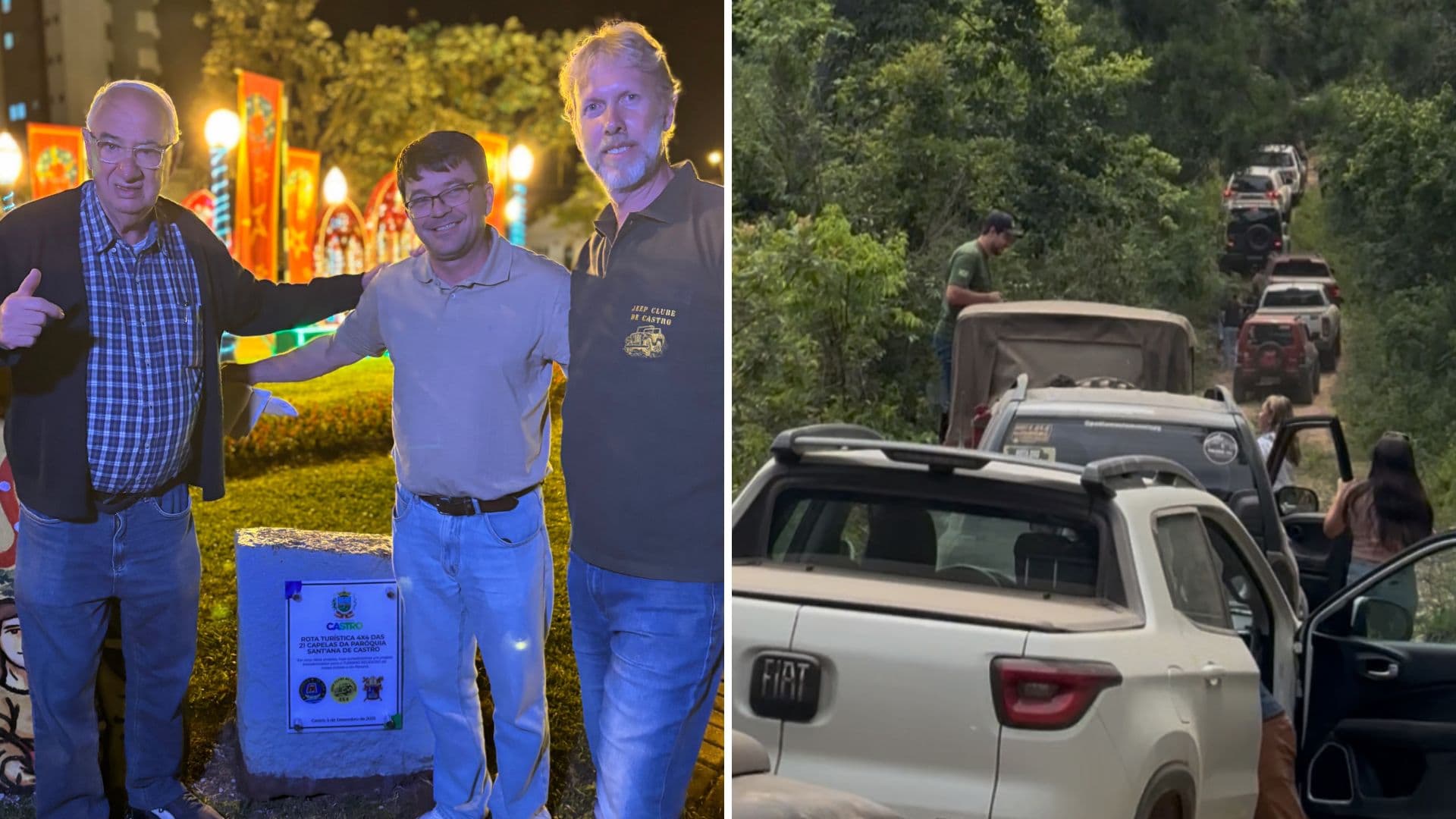 Rota 4×4 das 21 Capelas em Castro é oficializada com placa