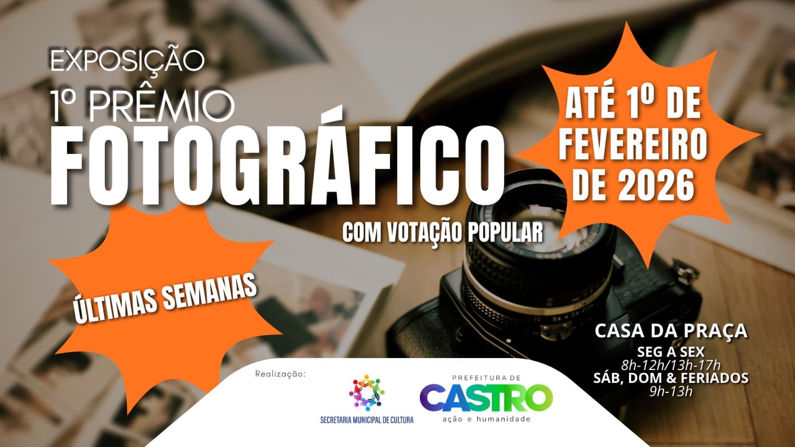 Prêmio Fotográfico “Imagens que Falam” entra na reta final de votação popular em Castro