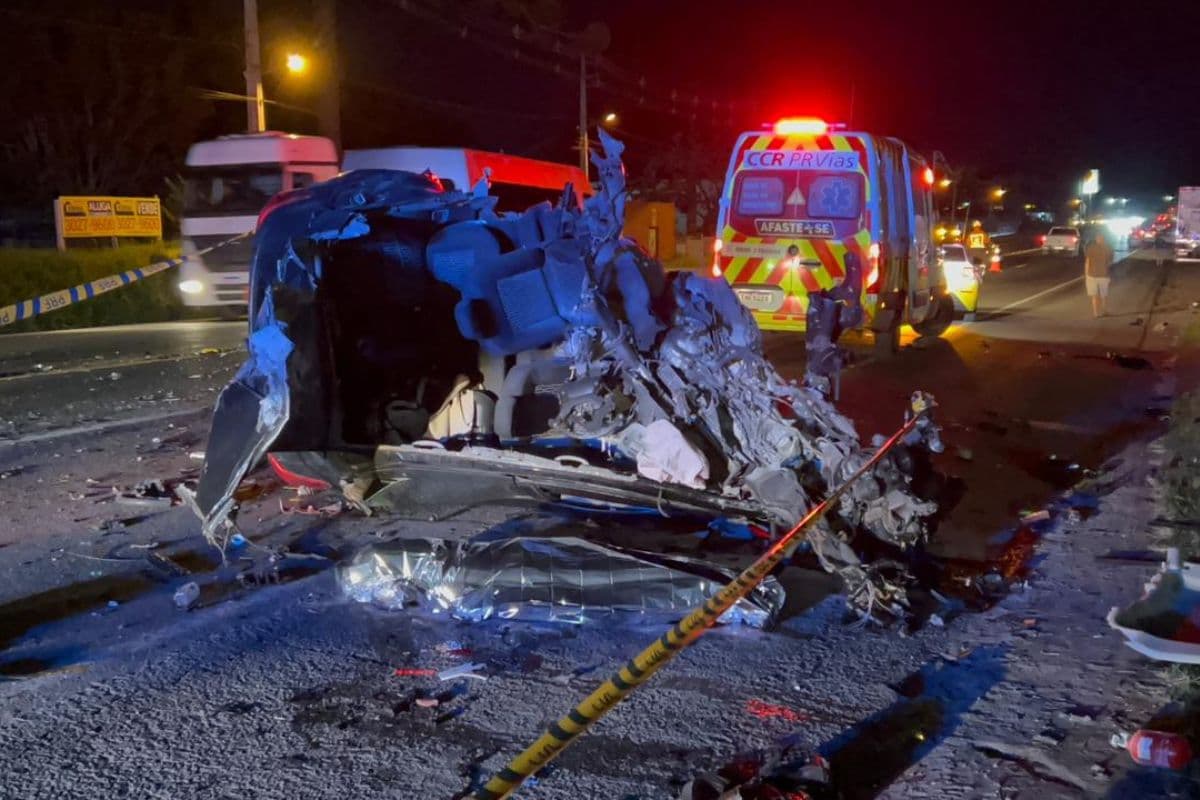 Motorista morre em colisão frontal na Souza Naves, em Ponta Grossa