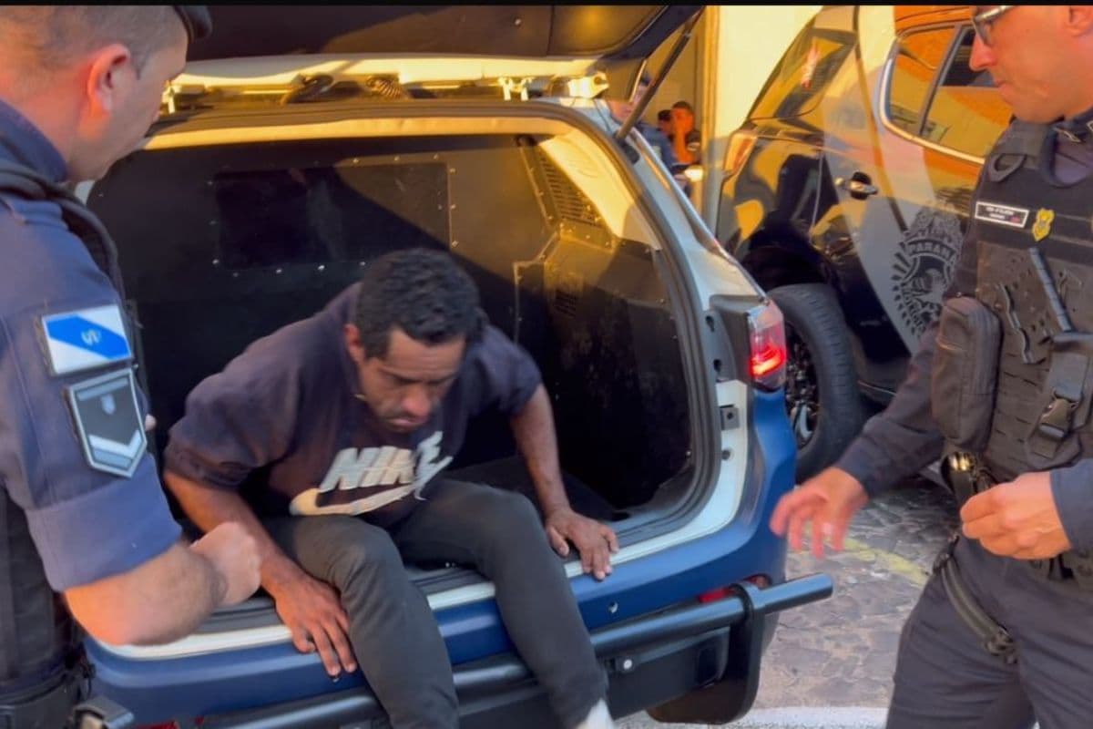 GCM prende homem que diz ser o ‘Marreta do Diabo’ e cuspiu na equipe no Centro de PG