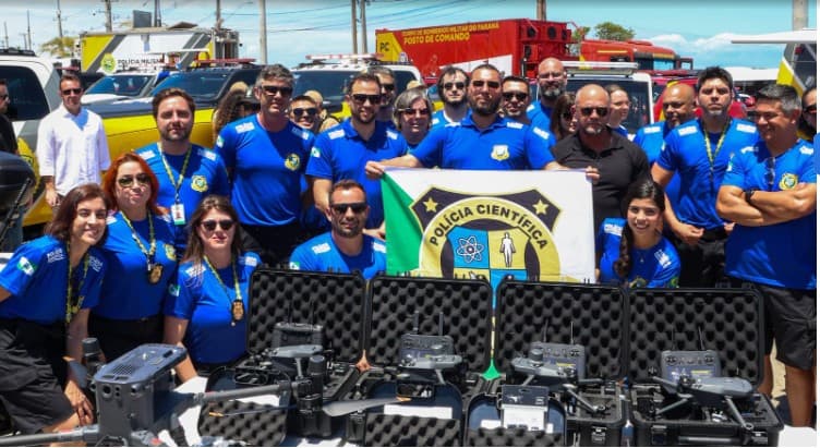 Polícia Científica do Paraná recebe armamentos pela primeira vez na história