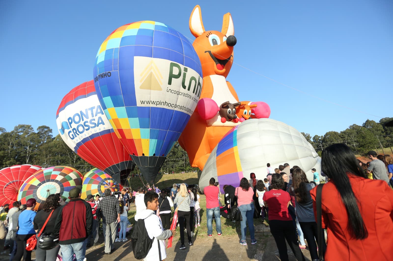 Festival de balonismo em Ponta Grossa