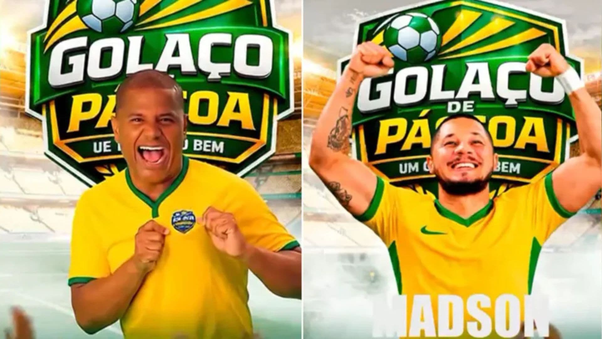 Golaço de Páscoa em Ponta Grossa terá Marcelinho Carioca e Madson