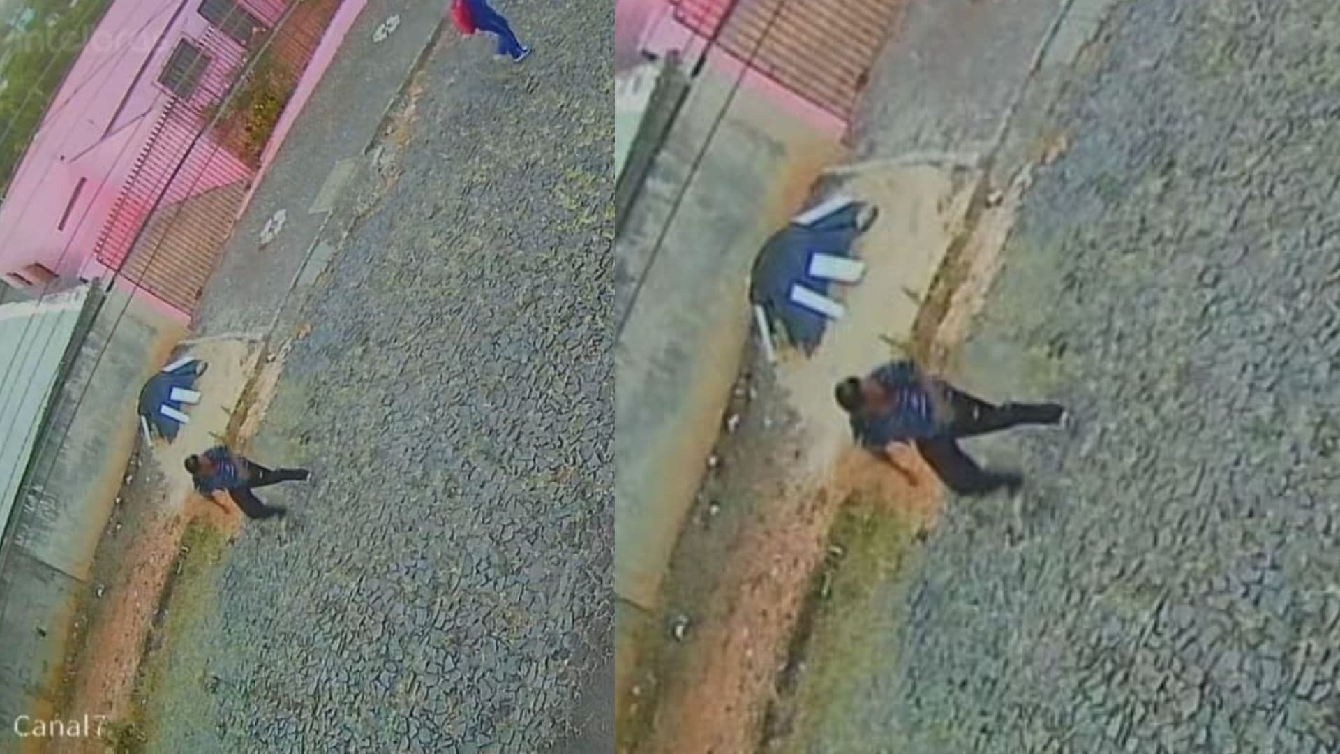 Criança é assaltada a caminho da escola em Ponta Grossa; veja imagens