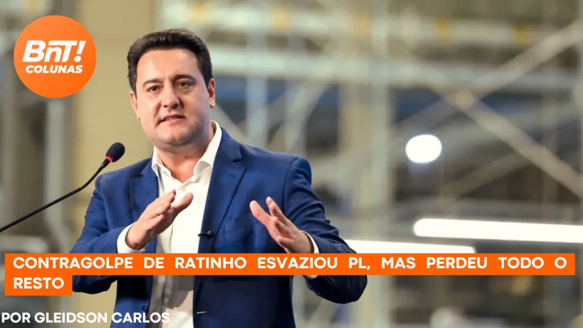 Contragolpe de Ratinho esvaziou PL, mas perdeu todo o resto