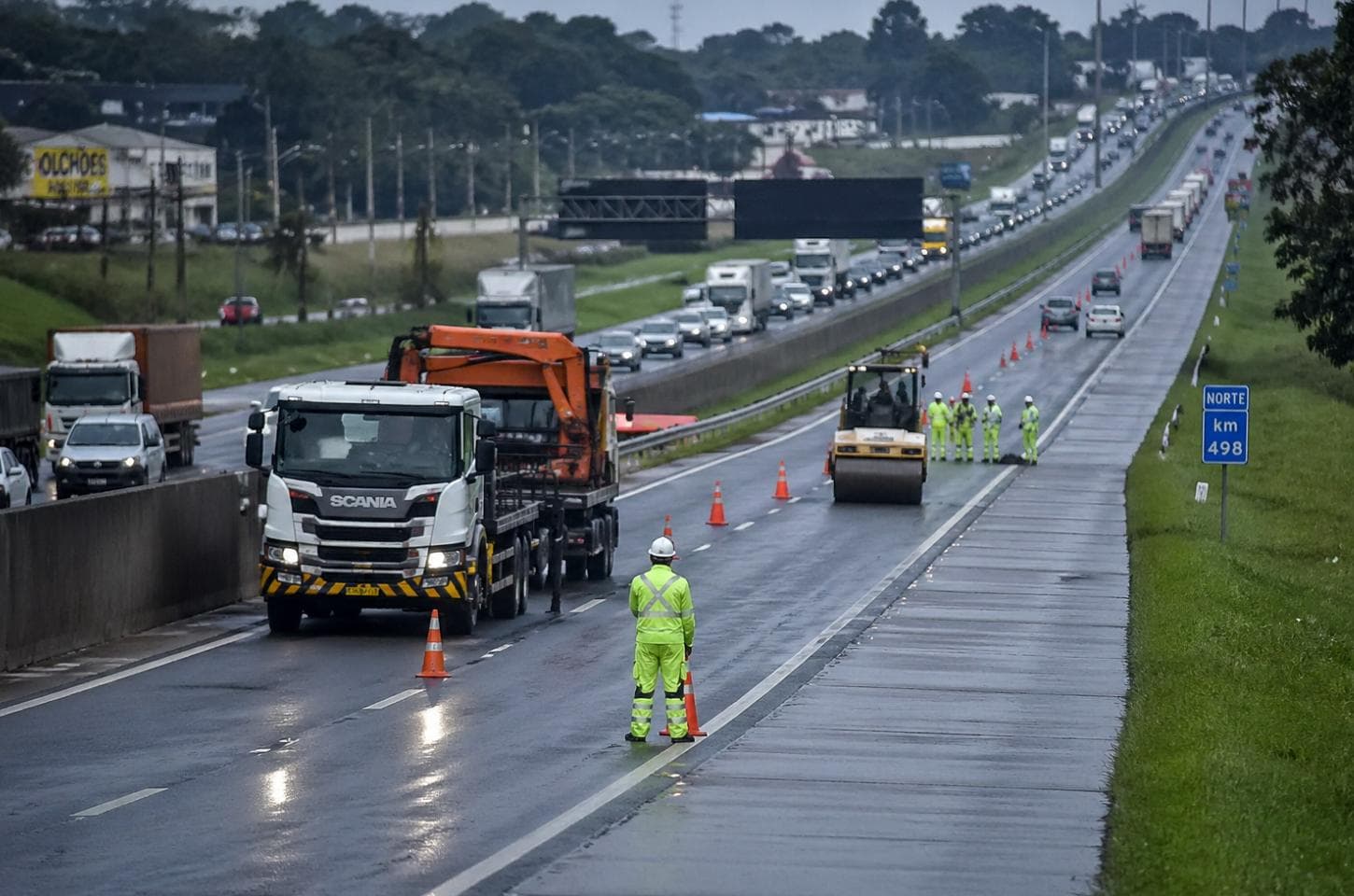 Conflito na BR-376: obras afetam logística agrícola em Ponta Grossa