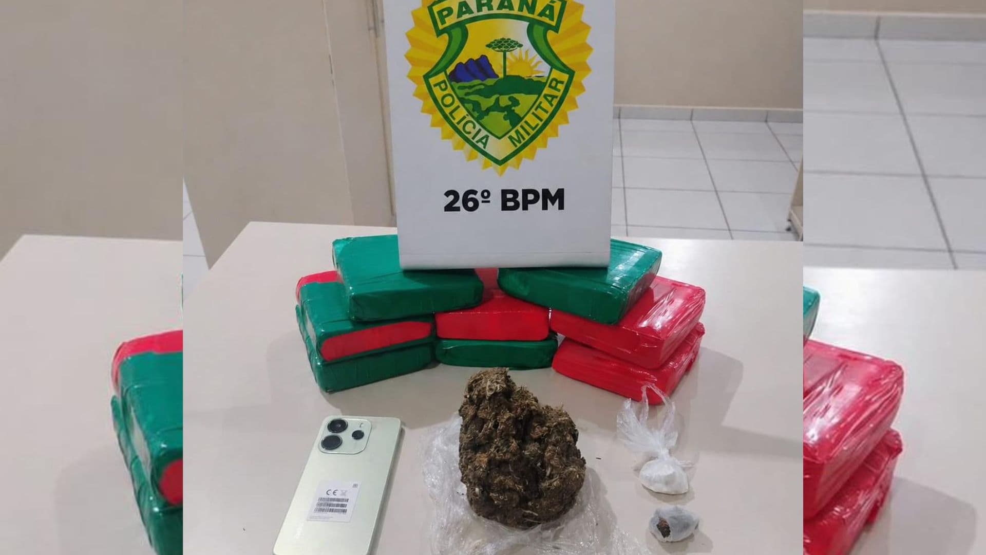 Mulher é presa com mais de 4 kg de cocaína em Telêmaco Borba