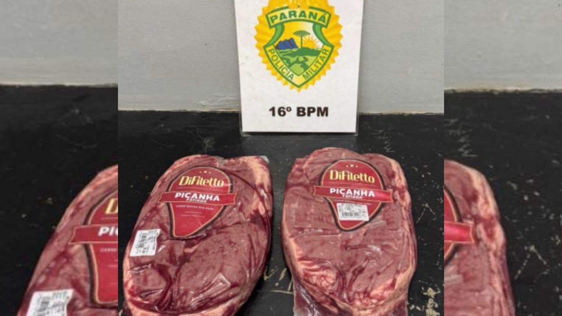 “Picanha e Algemas”: Homem é preso por furto e polícia descobre mandado de prisão em aberto