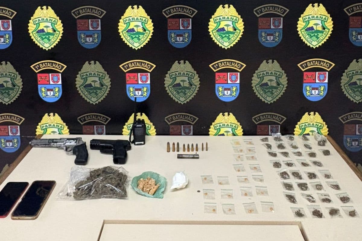 PM prende homem e apreende cocaína, crack e maconha na Nova Rússia em PG