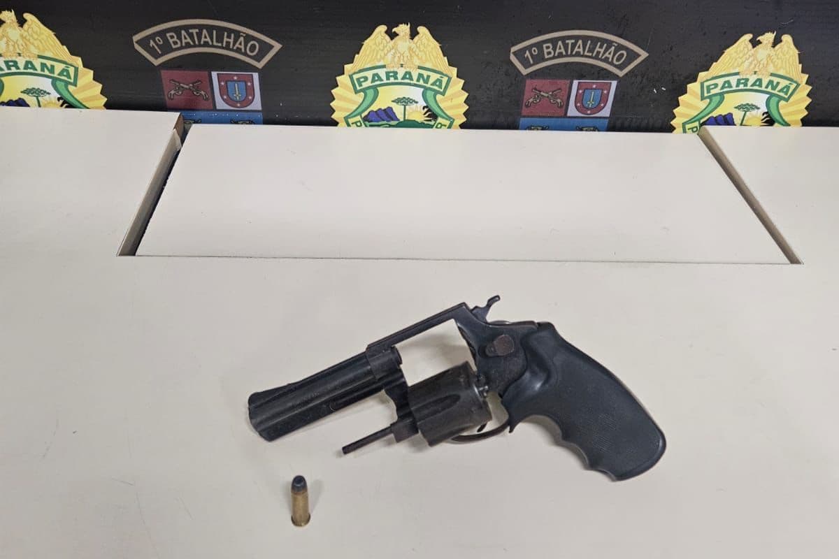 Polícia encontra revólver após denúncia de venda nas redes sociais em PG