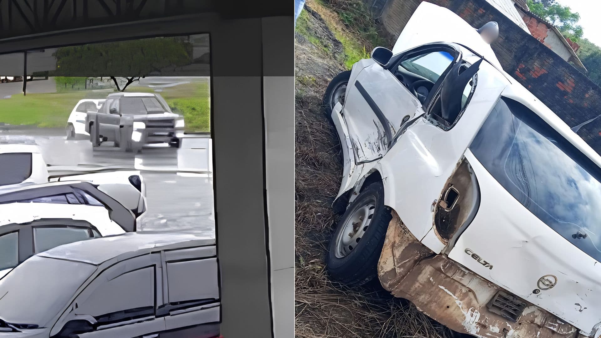 Homem joga caminhonete contra carro de ex da sua atual em Imbituva