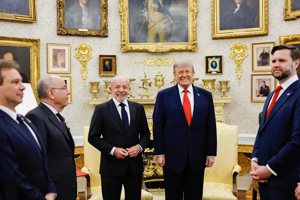 Lula e Trump avançam em acordo comercial e fortalecem relação Brasil-EUA na Casa Branca