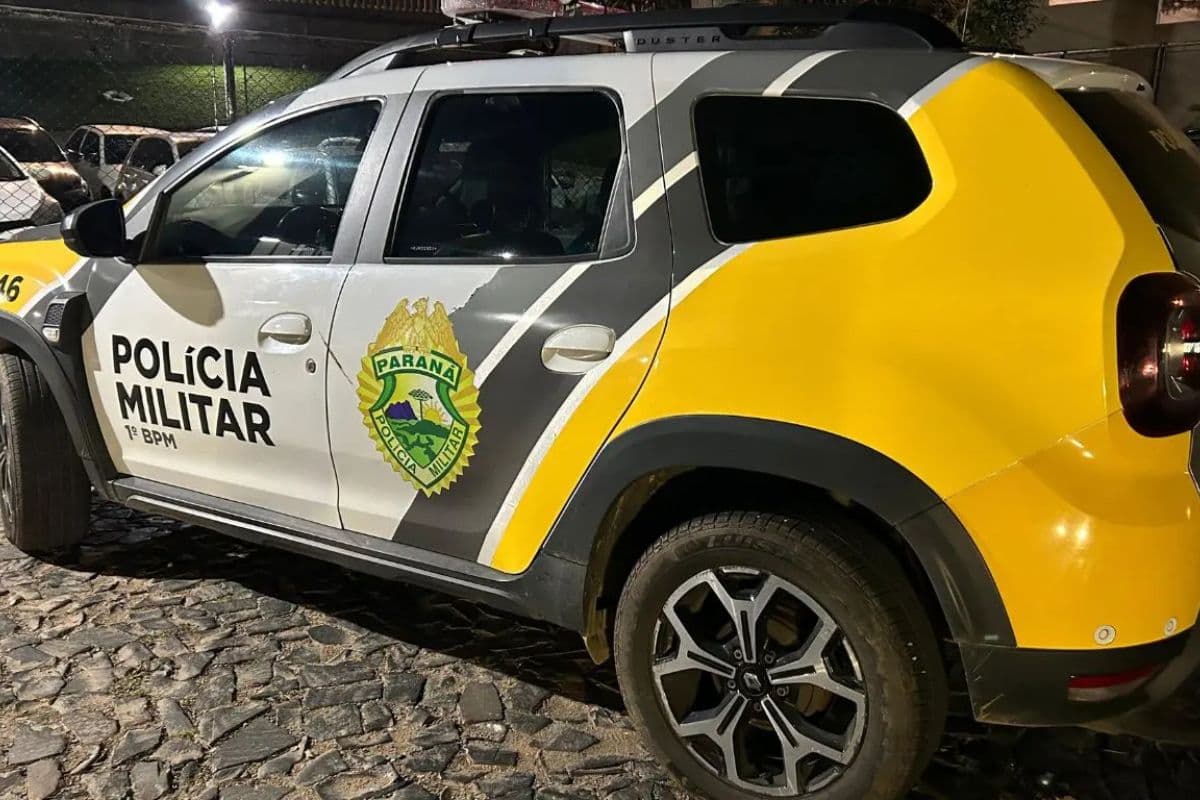 PM prende suspeito tentando cometer furto de veículo no centro de Ponta Grossa