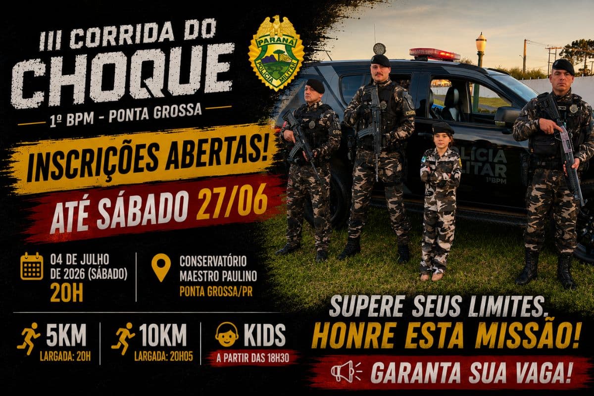 Inscrições para a III Corrida do Choque terminam neste sábado (27)