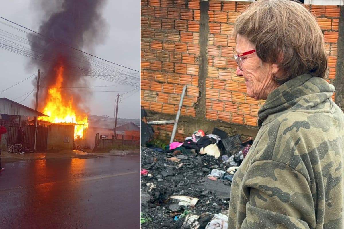 Após incêndio destruir o que foi conquistado em 5 anos, família precisa de ajuda para reconstruir em PG