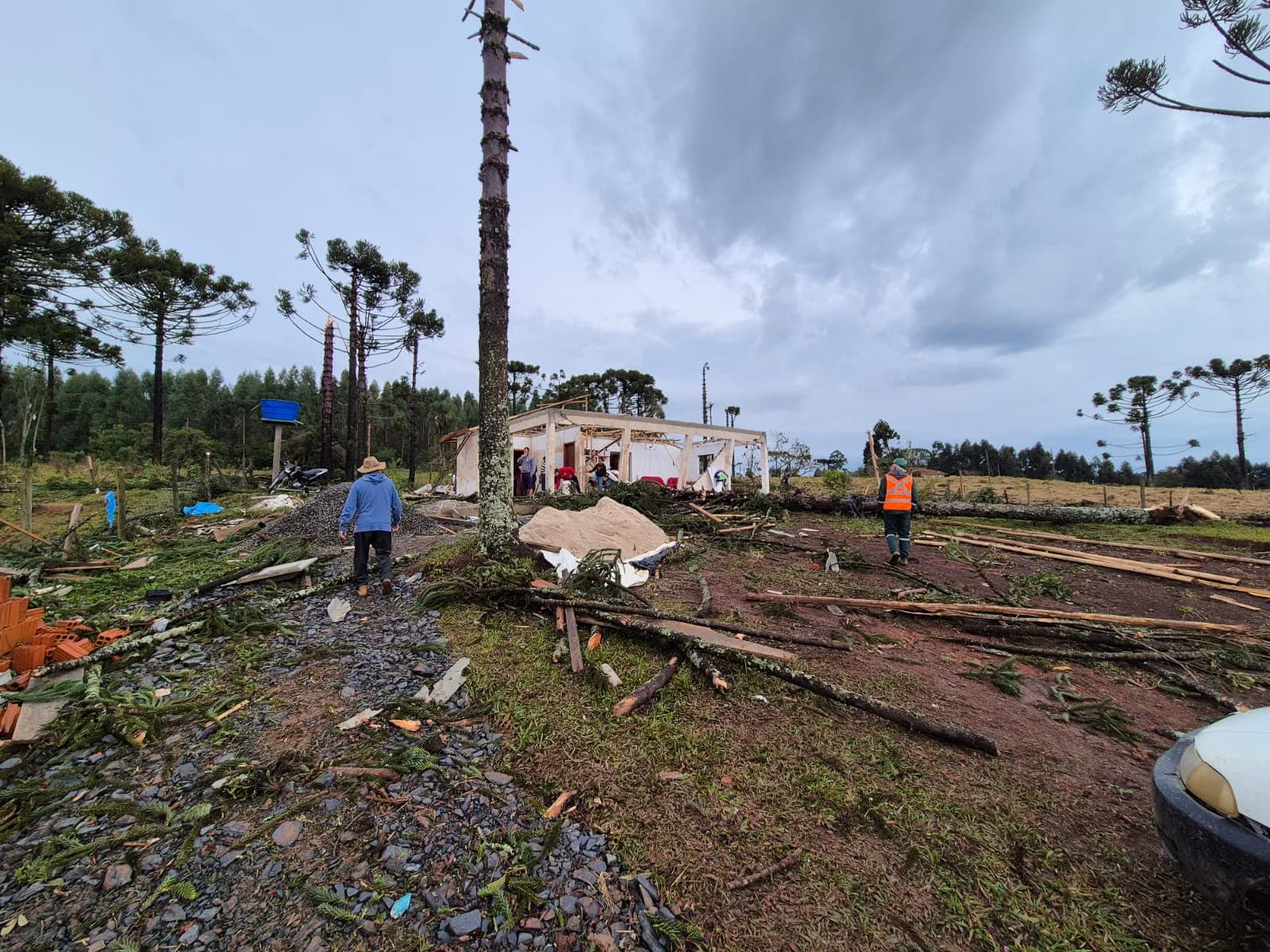 Seis tornados atingiram o Paraná durante intervalo de três dias; Reserva é um dos locais