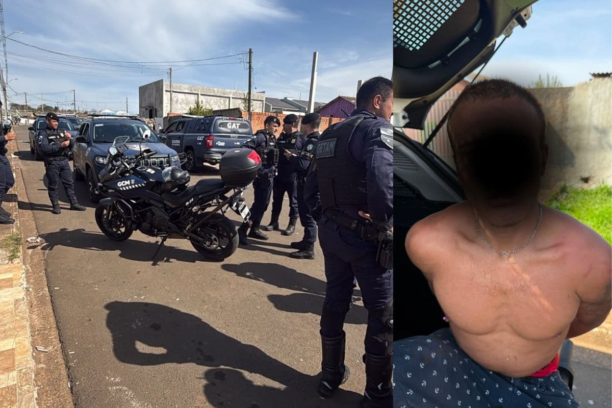 Suspeito de furtos em Oficinas é preso pela GCM em Ponta Grossa