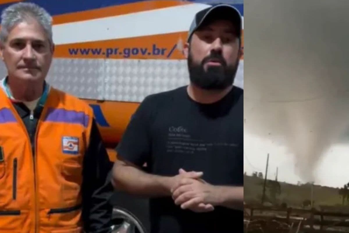 Prefeitura e Defesa Civil avaliam estragos após tornado em Piraí do Sul