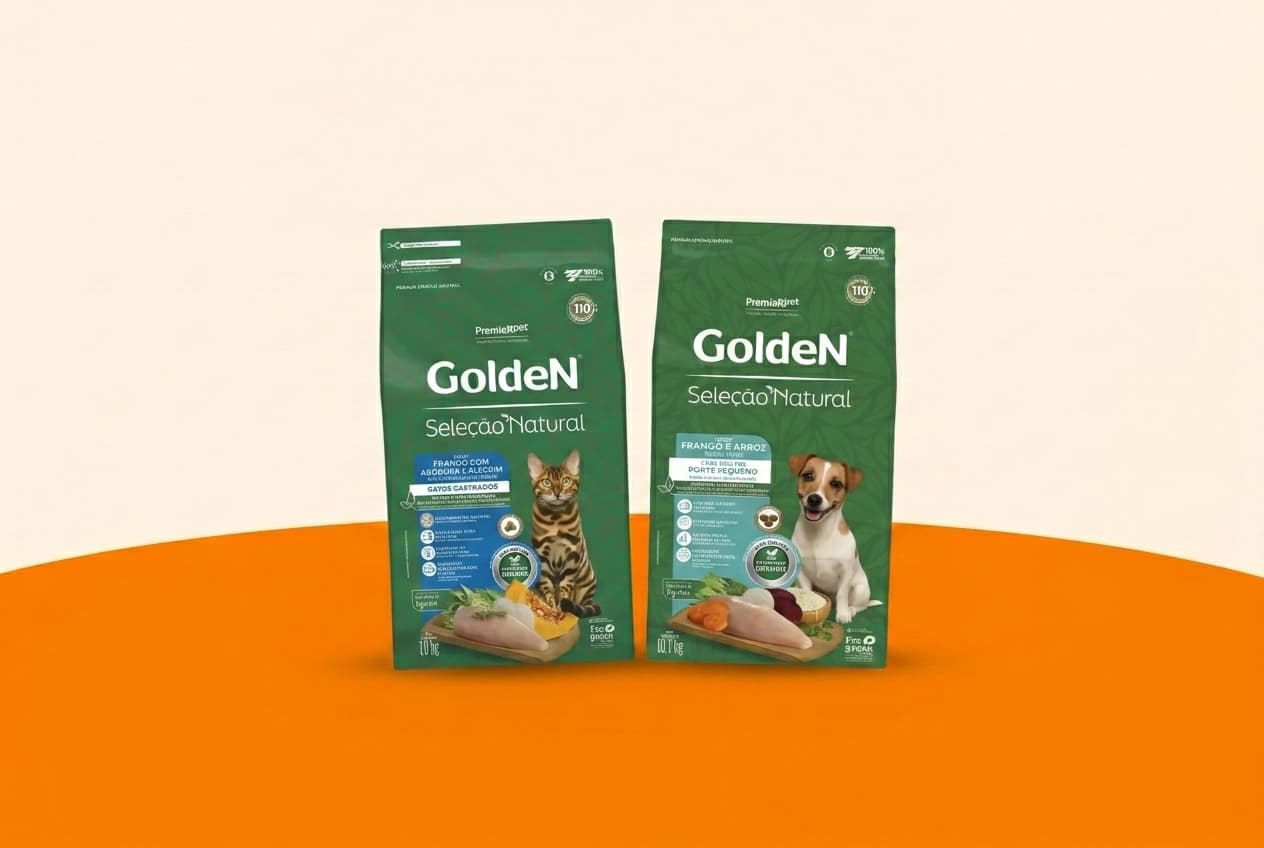 GoldeN Seleção Natural: nutrição equilibrada para pets