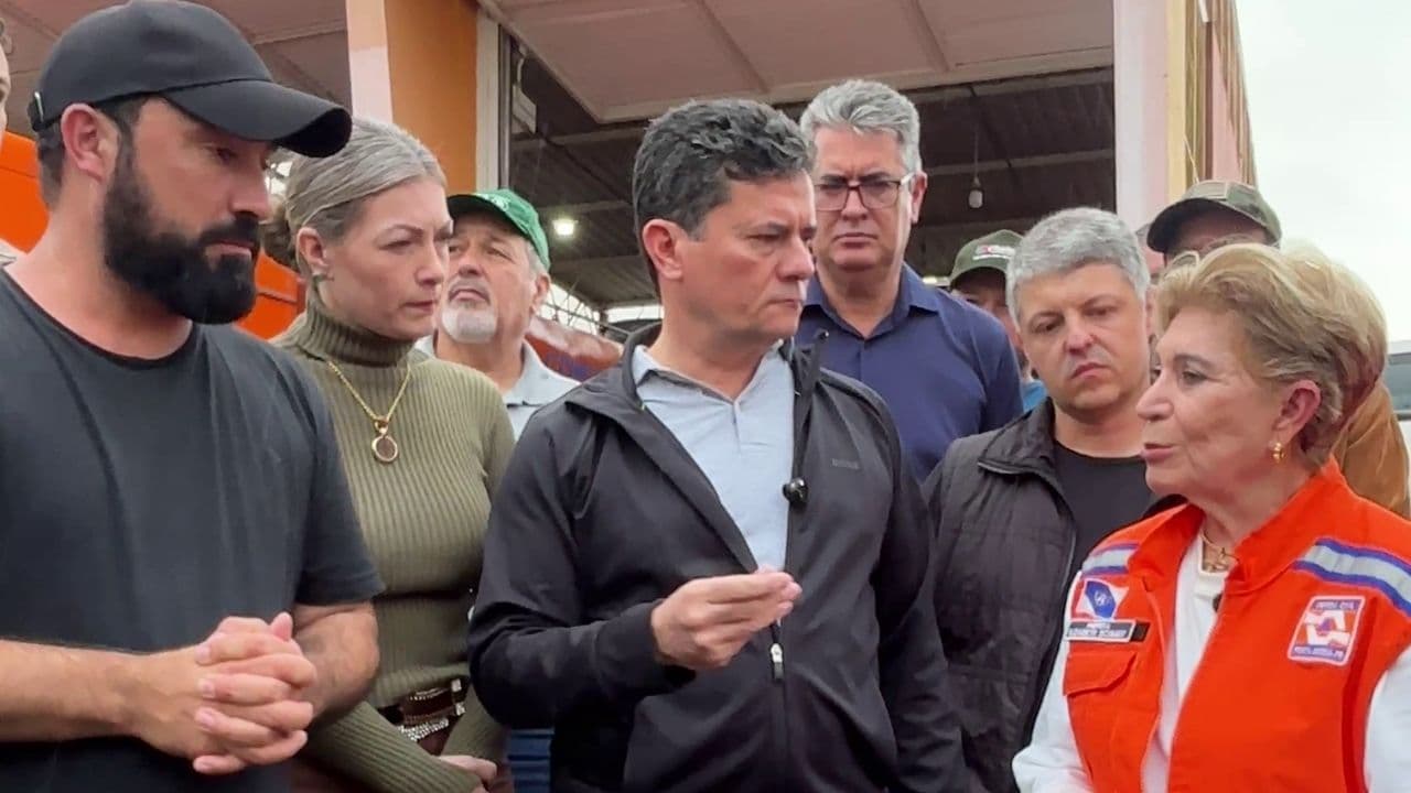 Grupo de Moro visita Piraí do Sul após tornado e anuncia apoio para reconstrução
